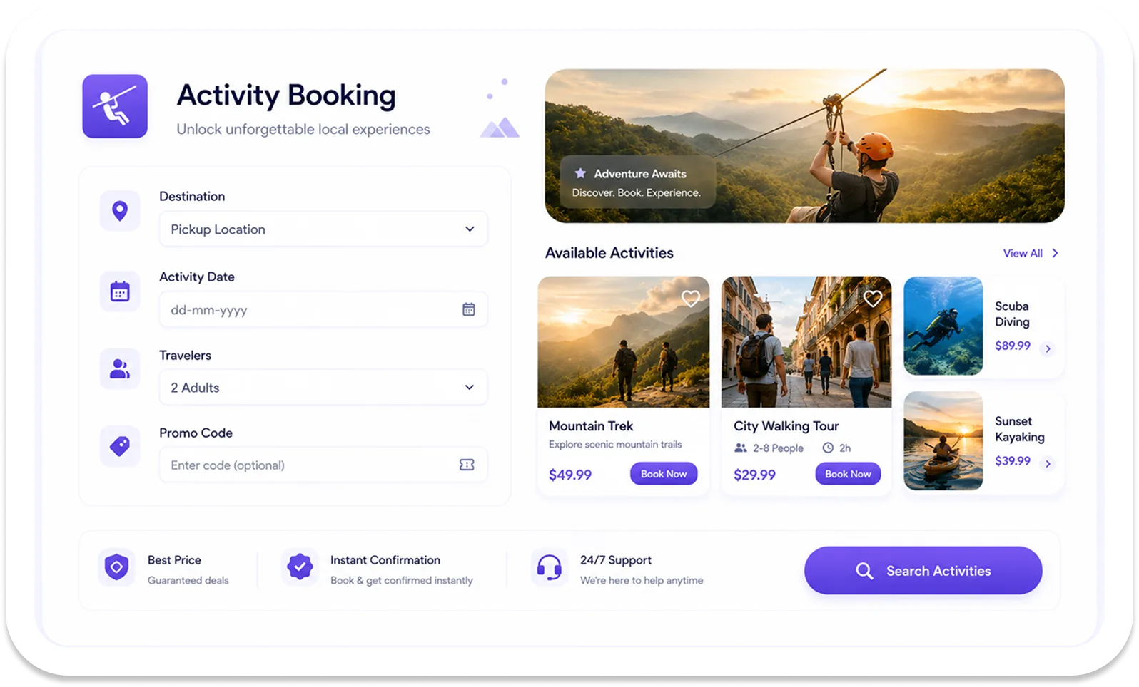 Engineer Your Activity Booking System