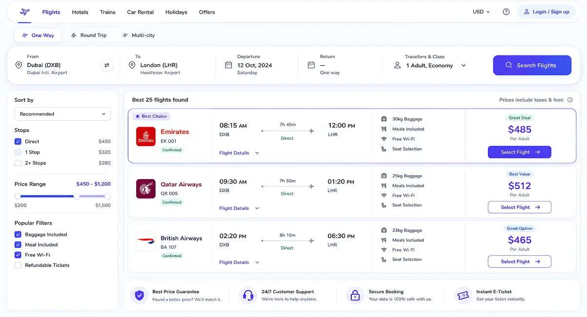 Airline Reservation System