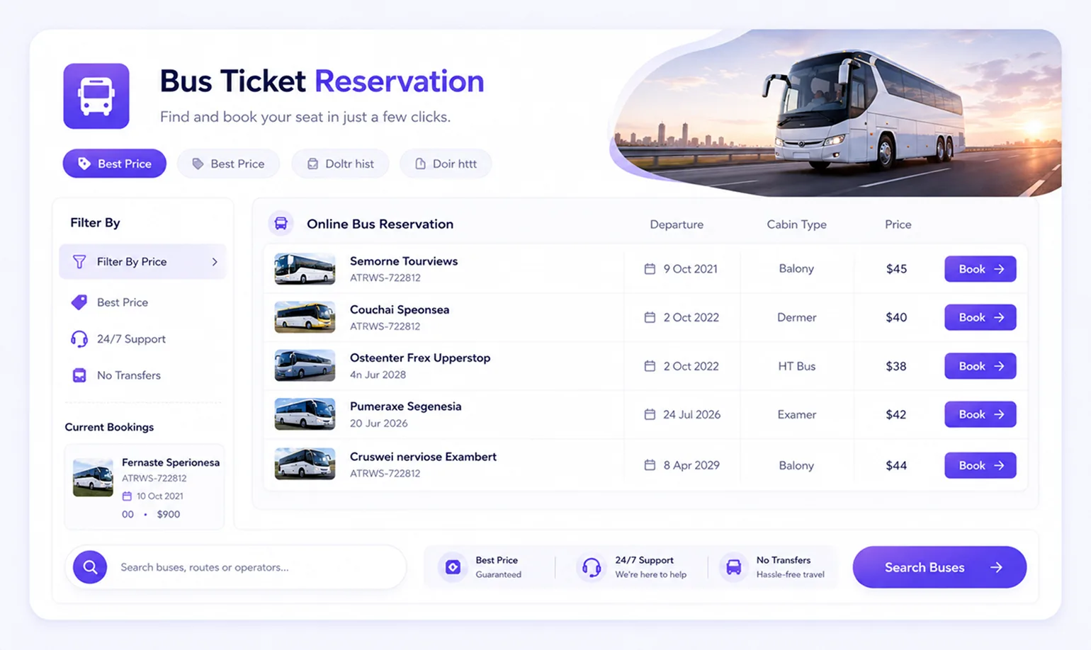 Online Bus Reservation System